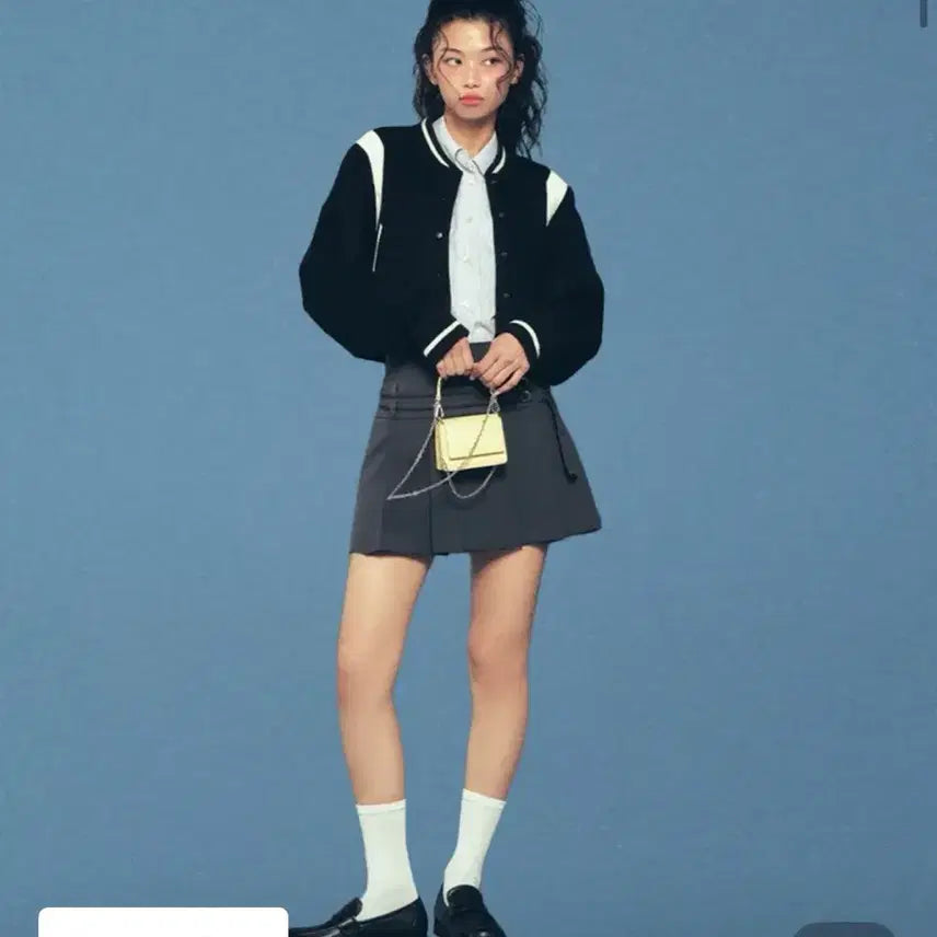 [BUNJANG] Ledery Corduroy Varsity Teddy Jacket / 레더리) 코듀로이 바시티 테디 자켓