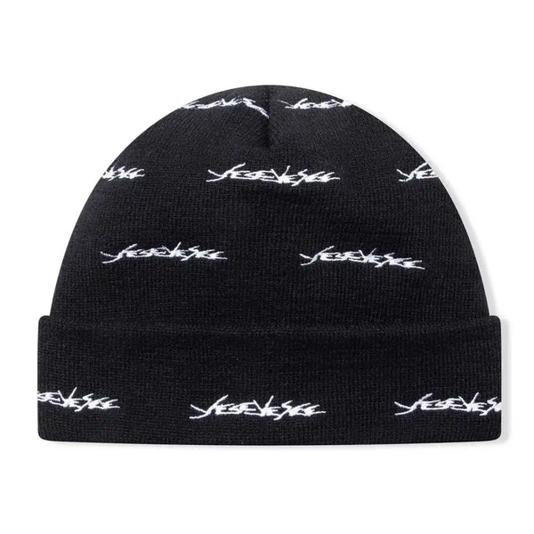 [BUNJANG] YES Staff Beanie Hat Black / 예스아이씨 Y.E.S Staff Beanie Black 비니 모자 블랙