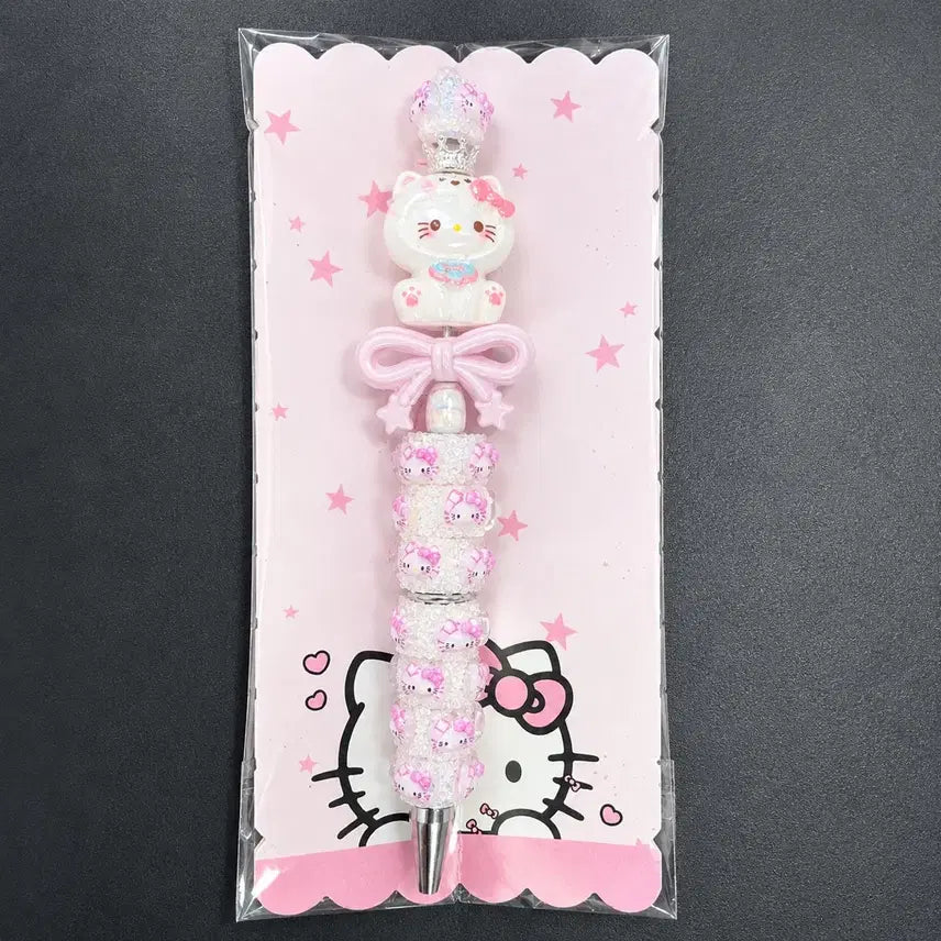 [BUNJANG] Hello Kitty Customized Ballpoint Pen / 키티 볼꾸 완제 판매