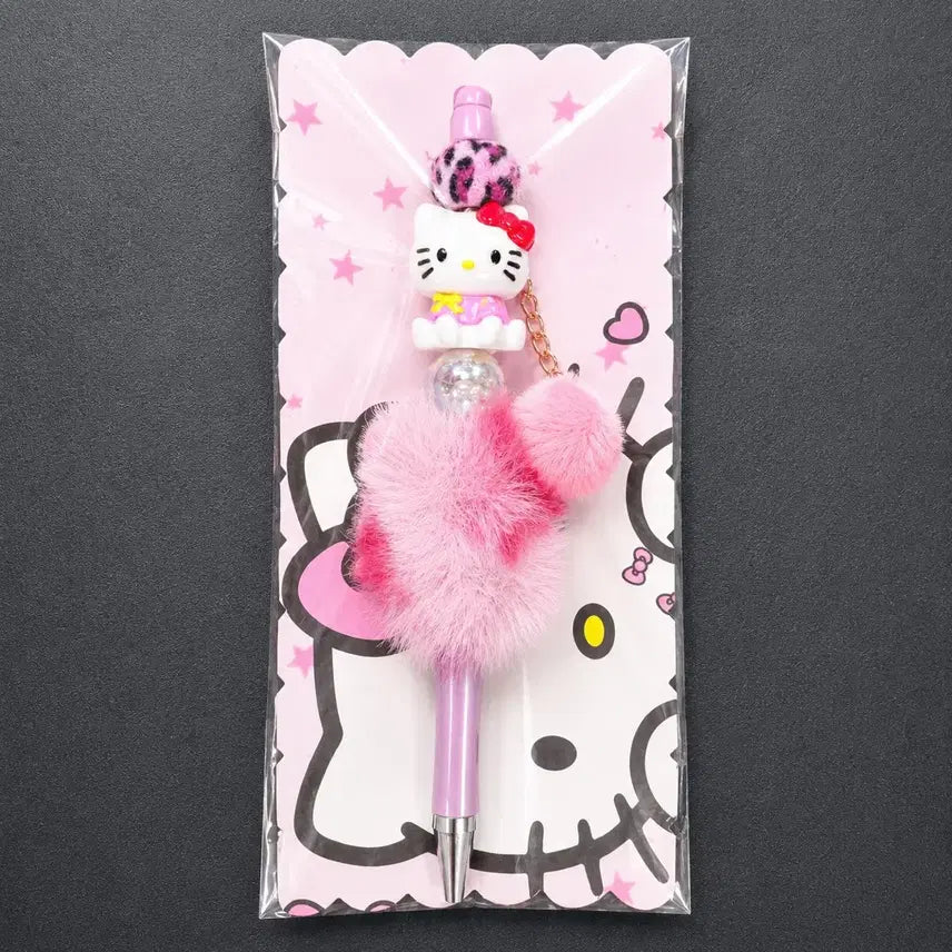 [BUNJANG] Gyaru Leopard Print Hello Kitty Deco Ball / 갸루 호피 키티 볼꾸 완제 판매