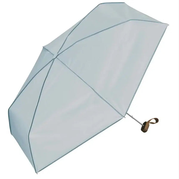 [BUNJANG] Wpc. Sunscreen Plain Piping Mini 3-Section Folding Umbrella (Gray) / [새상품] Wpc. 차광 플레인 파이핑 미니 3단 접이식 암막 양우산 (그레이)