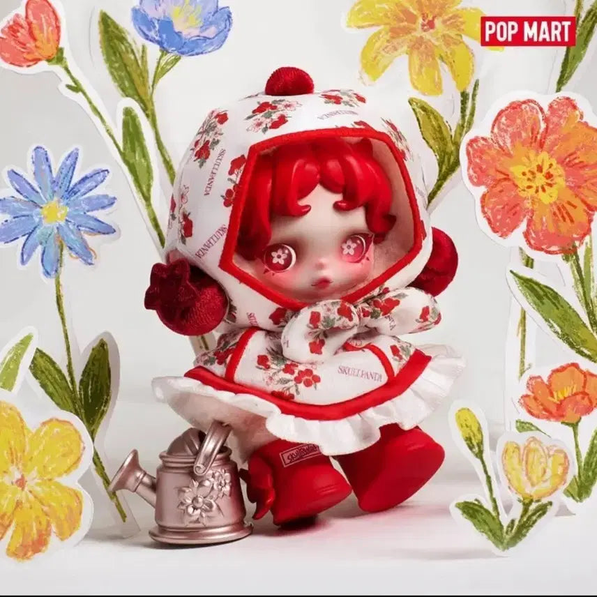 [BUNJANG] Pop Mart Skullpanda Between Flowers Series Doll Keychain (Sealed) / 팝마트 스컬판다 꽃들 사이에서 시리즈 인형 키링 미개봉 판매합니다.