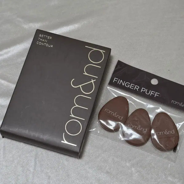 [BUNJANG] Rom&nd Better Than Contour Shading - Gray Cool + 3-Hole Finger Puff Set / 새상품) 롬앤 베러 댄 컨투어 쉐딩 - 그레이쿨 + 3구 핑거퍼프 세트