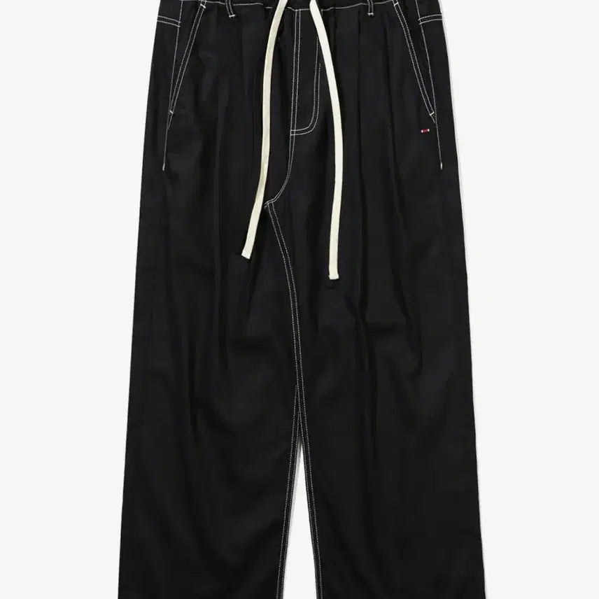 [BUNJANG] Romantic Crown Wide Cotton Pants - Black / (선착순판매) 로맨틱크라운 - 와이드 코튼 팬츠_블랙 판매합니다