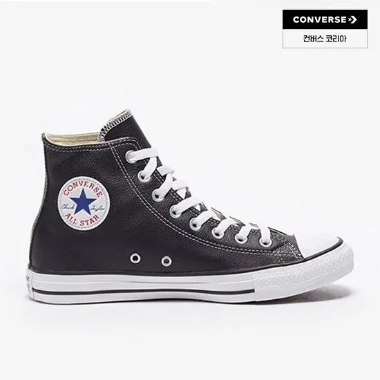 [BUNJANG] Converse Chuck Taylor All Star Hi Leather Black / 컨버스 척 테일러 올스타 하이 레더 블랙