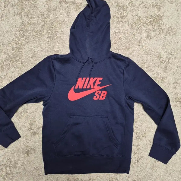 [BUNJANG] Nike SB Hooded Sweatshirt Navy / 나이키 SB 후드티 네이비