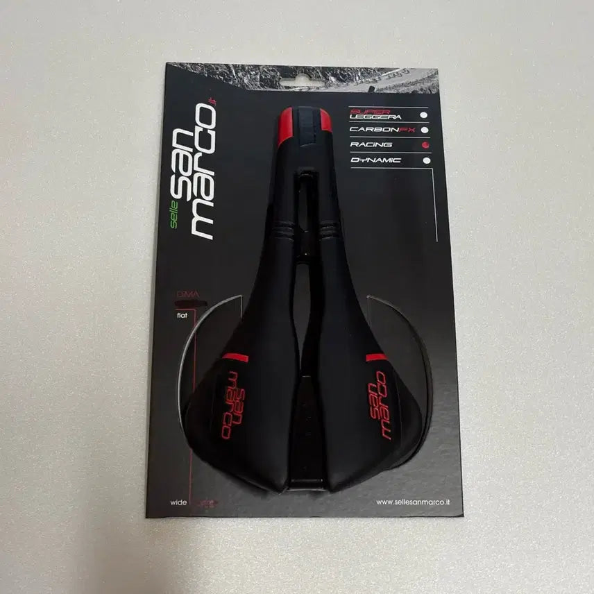 [BUNJANG] San Marco Mantra Racing Saddle - Red / 산마르코 만트라 레이싱 안장 레드색상 새상품