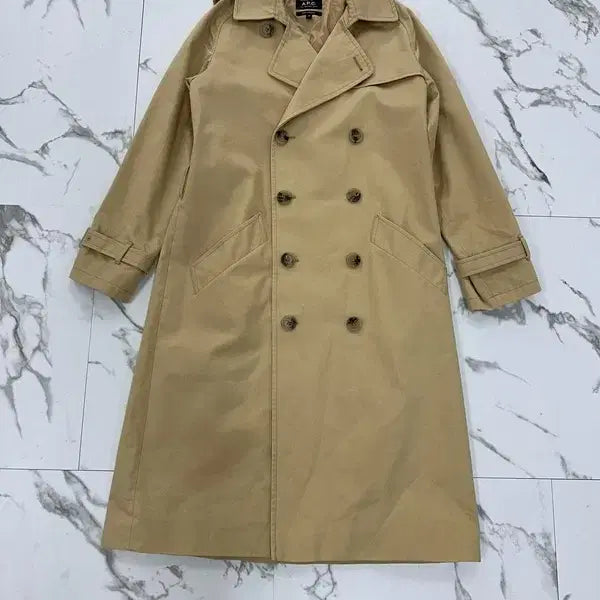 [BUNJANG] A.P.C. Beige Trench Coat / 아페쎄 베이지 트렌치코트