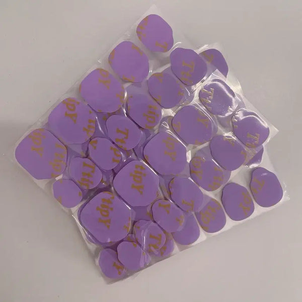 [BUNJANG] UV Lamp Curing Nail Adhesive Stickers 24pcs / UV 램프용 경화 네일 접착스티커 24p