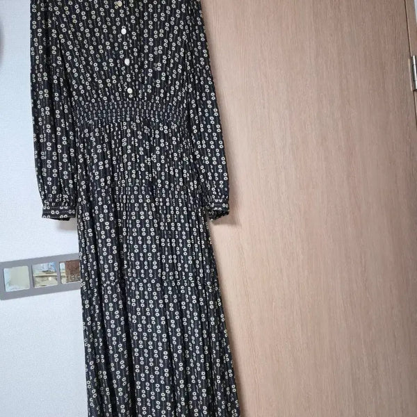 [BUNJANG] Sandro Chiffon Floral Midi Dress / 산드로 쉬폰 원피스 36