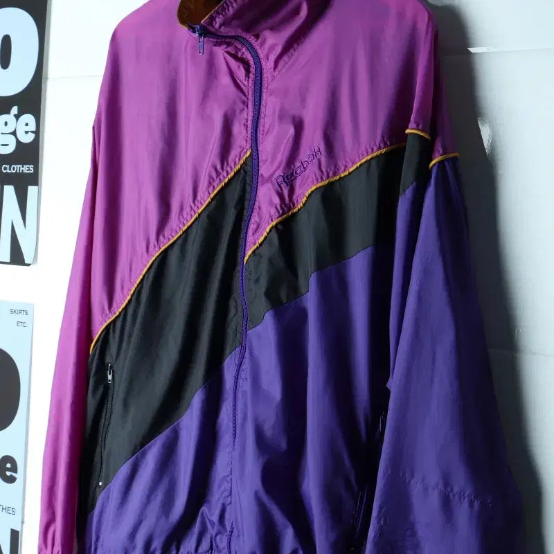 [BUNJANG] Reebok 90s Track Jacket / (L-XL) 리복 집업 바람막이 점퍼자켓 90S 년대 희귀-H37314