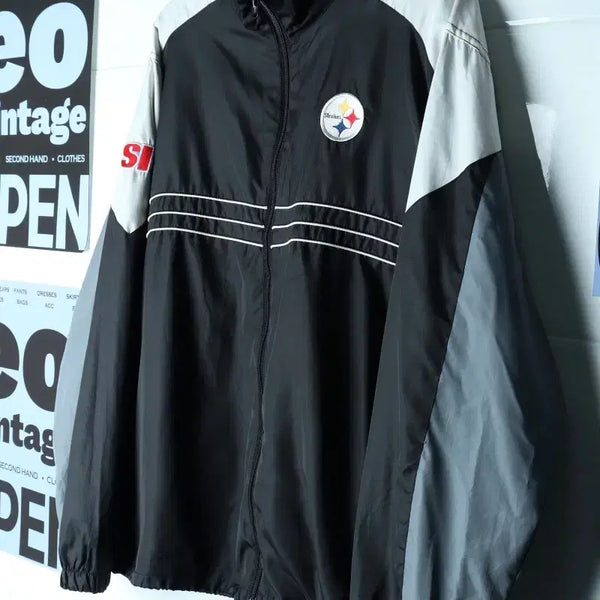 [BUNJANG] NFL Full Zip Windbreaker Jumper Jacket XL-2XL / (XL-2XL) 엔에프엘 집업 바람막이 점퍼자켓 00S-H37316