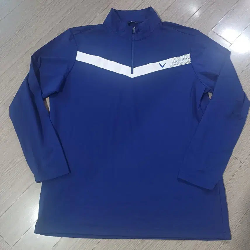 [BUNJANG] Callaway Golf Men's Long Sleeve Sweater Blue / 캘러웨이 골프웨어 남성 긴팔 스웨터 블루 가슴반품57