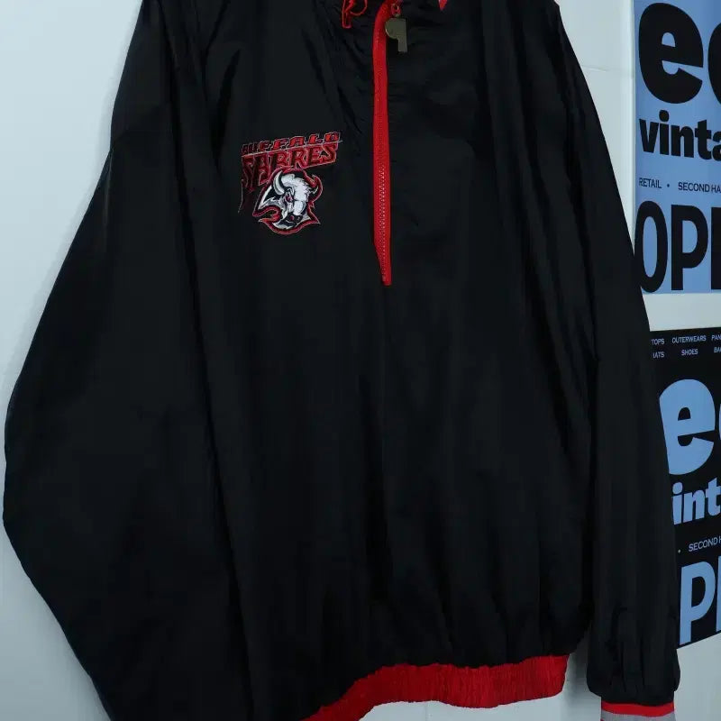 [BUNJANG] Nhl Zip-up Windbreaker Jumper Jacket 90s / (XL-3XL) 엔에이치엘 집업 바람막이 점퍼자켓 90S-H37318