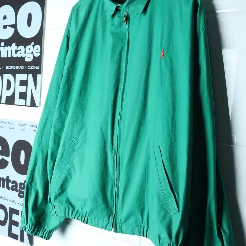 [BUNJANG] Polo Ralph Lauren Zip-Up Windbreaker Jumper Jacket / (L-XL) 폴로 랄프로렌 집업 바람막이 점퍼자켓 90S-H37322