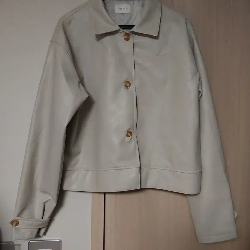 [BUNJANG] Oversized Jacket Ivory (Size 66/77) / 빅사이즈 자켓 아이보리 66 77
