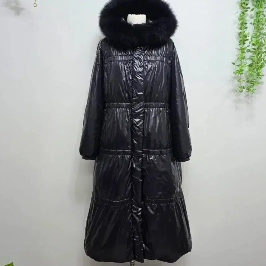 [BUNJANG] System 'Rat by T' 21FW Fox Fur Hood Goose Down Long Padding / 한섬 래트바이티  21'FW 폭스퍼 후드 구스다운 롱패딩