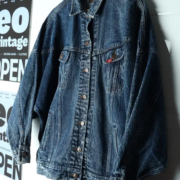 [BUNJANG] 80s USA Zip-Up Windbreaker Jumper Jacket / (F) 리 집업 바람막이 점퍼자켓 80S 년대 USA 청-H37289