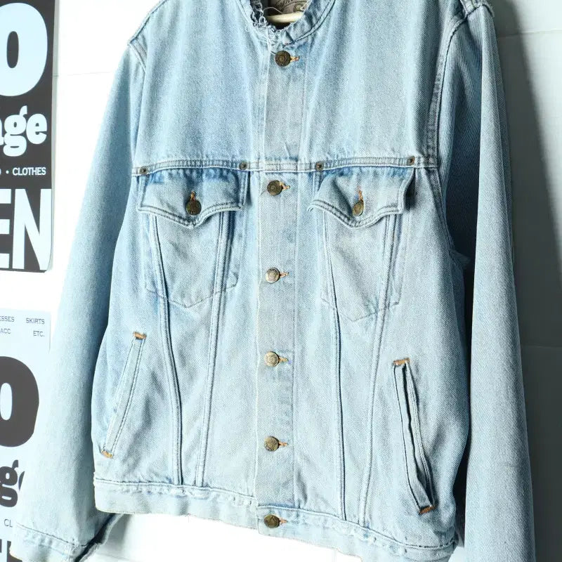 [BUNJANG] Armani 90s Zip-Up Windbreaker Jumper Jacket / (F) 아르마니 집업 바람막이 점퍼자켓 90S 년대 연청-H37290