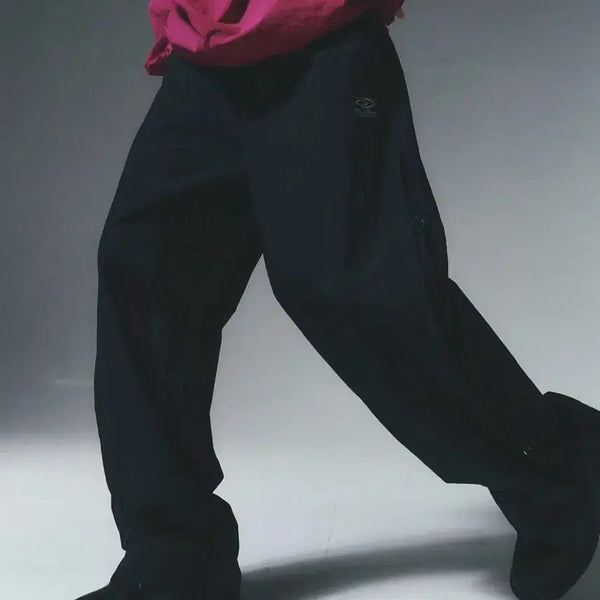 [BUNJANG] Travel Workshop Side Snap Pants Black / 트래블 워크샵 사이드 스냅 팬츠 블랙