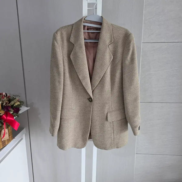 [BUNJANG] VIVALDI Women's Jacket Beige / 비발디 여성 자켓 베이지
