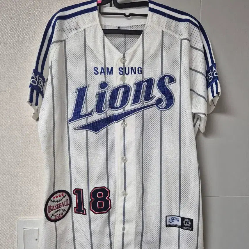 [BUNJANG] Samsung Lions Park Seok-min Baseball Jersey / 새제품.미착용)삼성라이온즈 박석민 유니폼