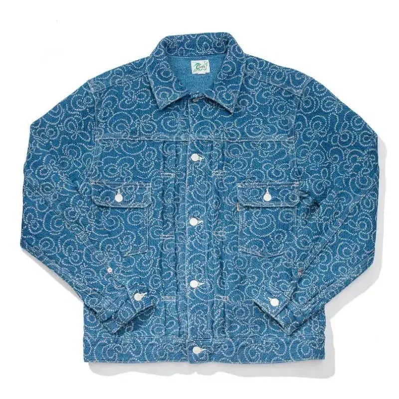 [BUNJANG] Calee Type II Double Jacquard Denim Jacket / 칼리 Calee Type II Double Jacquard Denim Jacket
