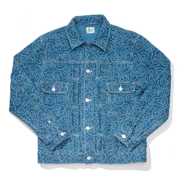 [BUNJANG] Calee Type II Double Jacquard Denim Jacket / 칼리 Calee Type II Double Jacquard Denim Jacket