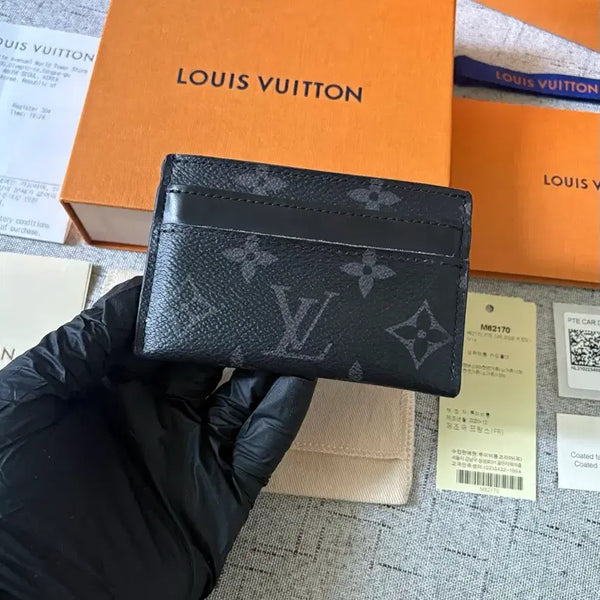 [BUNJANG] Louis Vuitton Eclipse Card Holder Full Set / 루이비통 이클립스 카드지갑 풀구성
