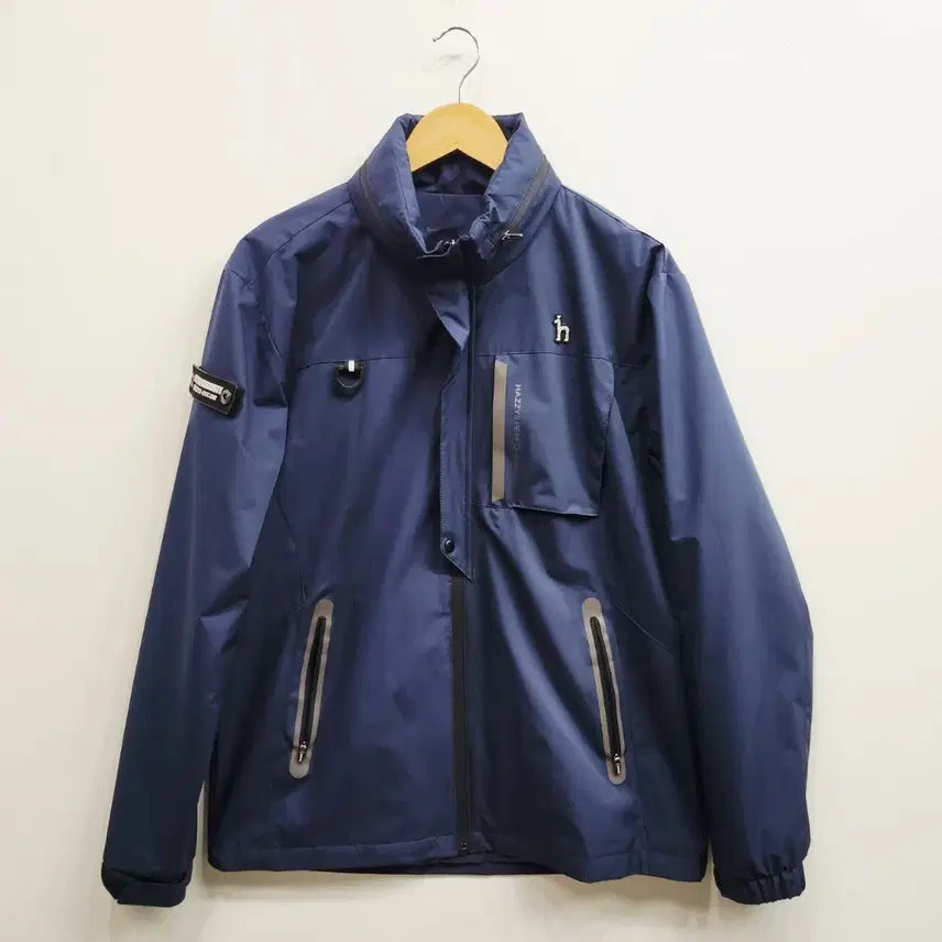[BUNJANG] Hazzys Men's Utility Windbreaker Jacket / 헤지스 바람막이 유틸리티 자켓 남자 100 한번착용 해지스 간절기 쟈켓 100