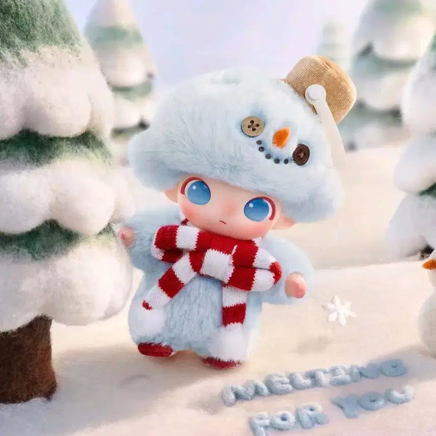 [BUNJANG] Pop Mart Dimoo Snowman Keyring (Point Reward) / 팝마트 디무 스노우맨 키링 (포인트 리워드)