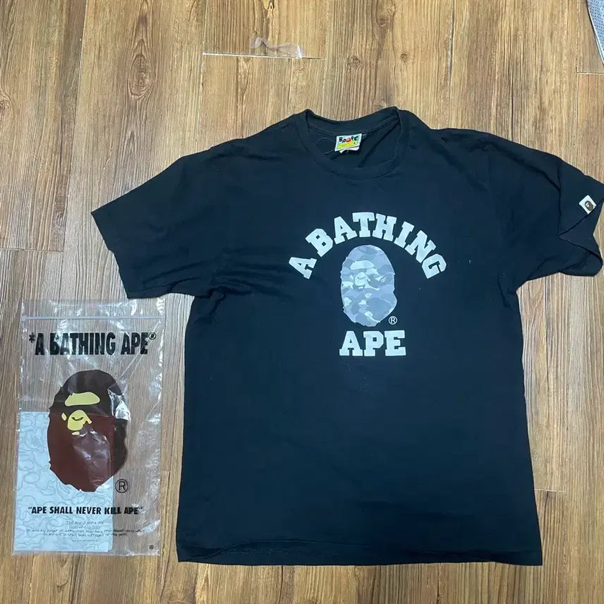 [BUNJANG] BAPE Short Sleeve T-Shirt / 베이프 반팔 L사이즈