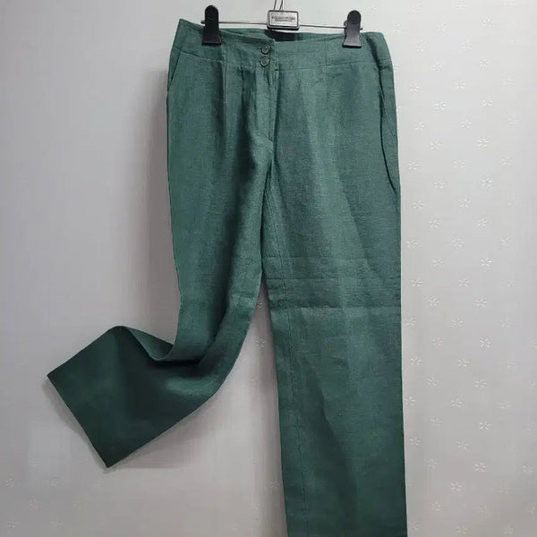 [BUNJANG] Linen Basic Slacks Pants / 66)린넨 기본바지