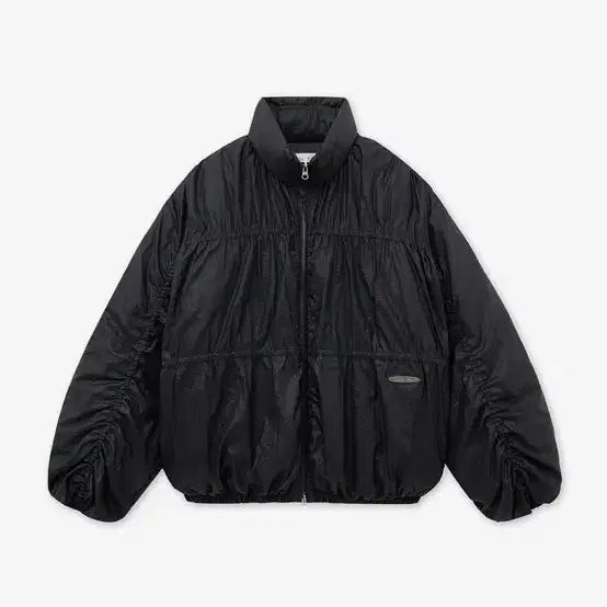 [BUNJANG] Matinkim Highneck Shirring Down Jumper Black Padded Jacket / 마뗑킴 하이넥 셔링 다운 점퍼 블랙 패딩