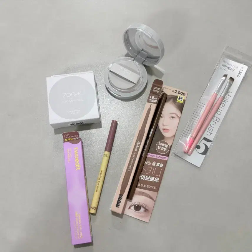 [BUNJANG] JUNGSAEMMOOL Cushion + Eyebrow + Eyeliner Set / 인기 정샘물 쿠션+브로우+라이너 세트
