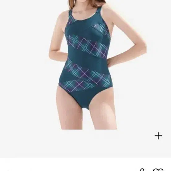 [BUNJANG] Hu'go Women's Slice Cut X-Back Swimsuit Size 28 / 후구 탄탄이 수영복 28