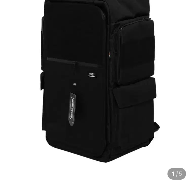 [BUNJANG] Born to Win B1 Cordura 65L Patch Ver. Black Gym Backpack / 본투윈 B1 코듀라 65L 패치 VER 블랙 헬스백팩