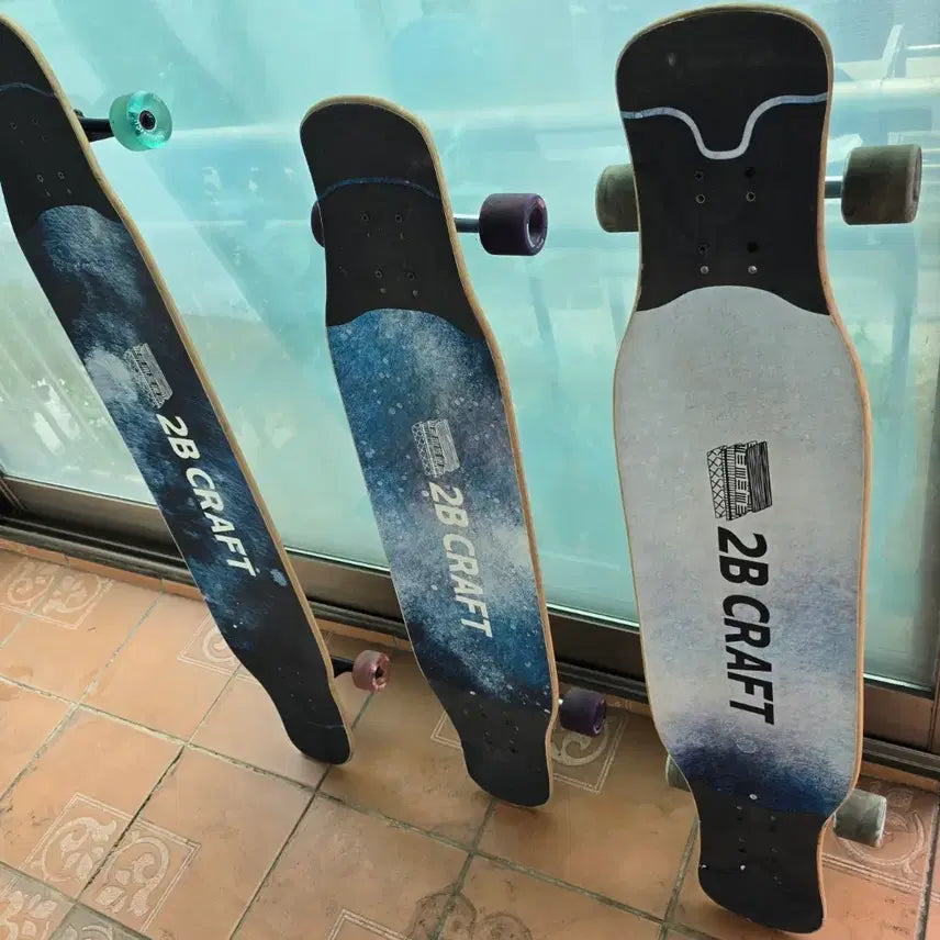 [BUNJANG] 2B Craft Longboard Deck (Various Designs) / #급처 2B 크래프트 롱보드 3종