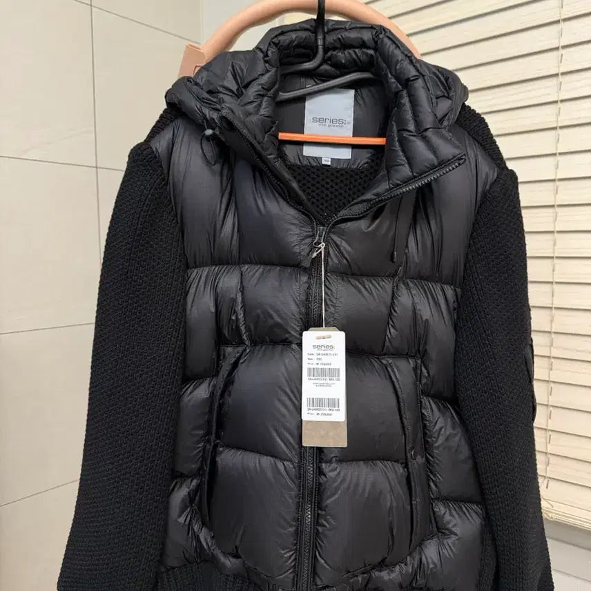 [BUNJANG] Serise Men's Knit Duck Down Jacket 105 / 시리즈 남성 니트 덕다운 자켓 105