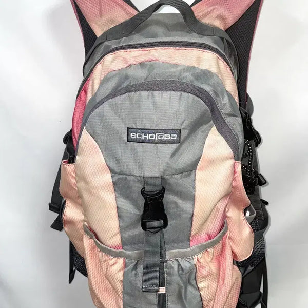 [BUNJANG] Vintage Pinkgrey Backpack / 빈티지 핑크그레이 백팩