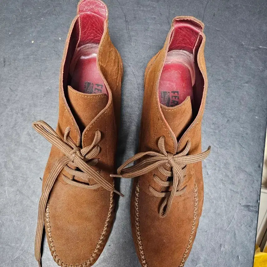 [BUNJANG] Salvatore Ferragamo Suede Ankle Boots Brown / 페라가모 스웨이드 앵클 부츠 브라운 230mm 정도 새상품수준