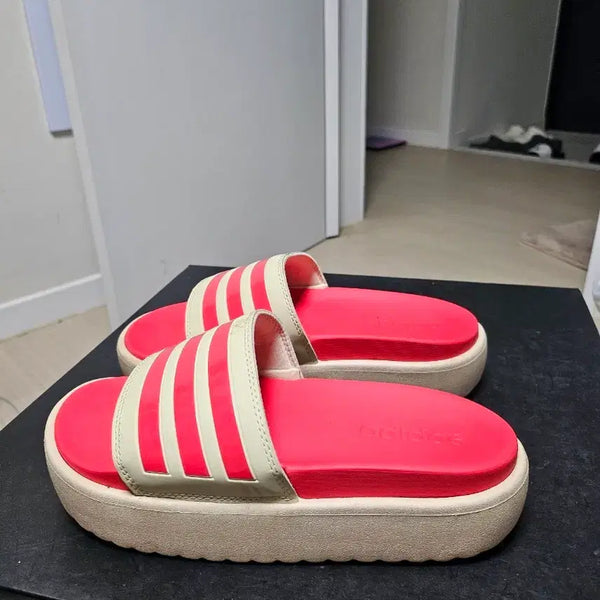 [BUNJANG] Adidas Platform Slides Pink 235mm / 아디다스 플랫폼 슬라이드 핑크 235mm 상태매우좋음
