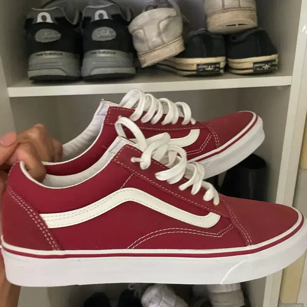 [BUNJANG] Vans Old Skool Brick Red Sneakers (Size 280) / 반스 올드스쿨 브릭레드 280