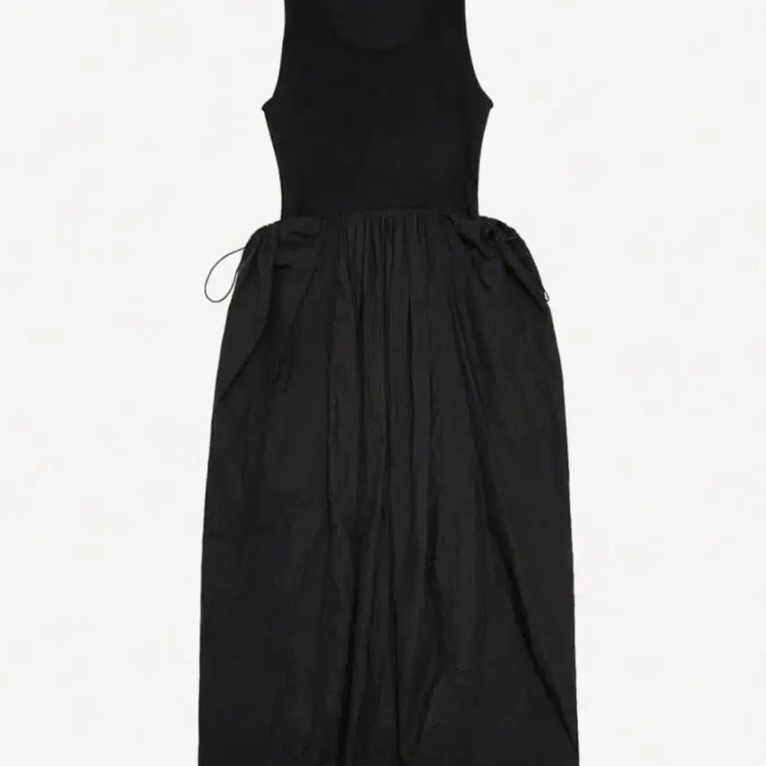 [BUNJANG] Amomento Sheer Zend Dress Black / 아모멘토 시어져지드레스 / amomoento
