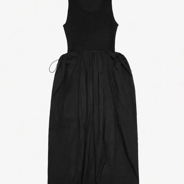 [BUNJANG] Amomento Sheer Zend Dress Black / 아모멘토 시어져지드레스 / amomoento