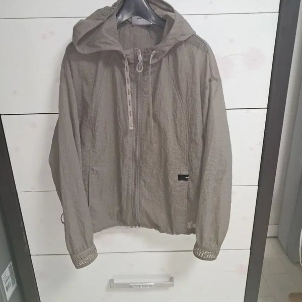 [BUNJANG] Lightweight Hooded Jacket with Drawstring Waist / 새상품 여름 봄가을까지. 점퍼자켓