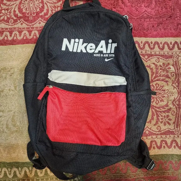 [BUNJANG] Nike Air Backpack Black/Red / 나이키 에어 백팩 블랙/레드