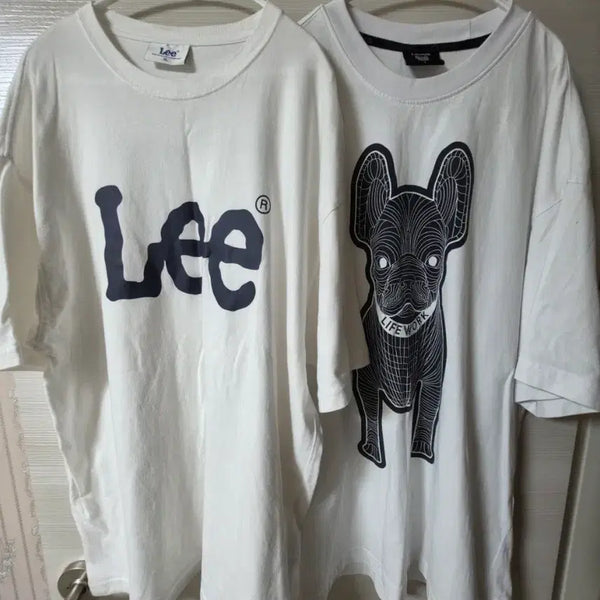 [BUNJANG] Life Work White T-Shirt Bundle Set XL (100-105) / 화이트 반팔티 일괄 가격 XL(100~105)