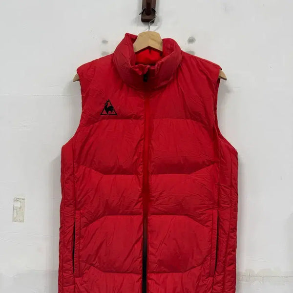 [BUNJANG] Le Coq Sportif Duck Down Padded Vest / (95)르꼬끄 오리털 패딩조끼