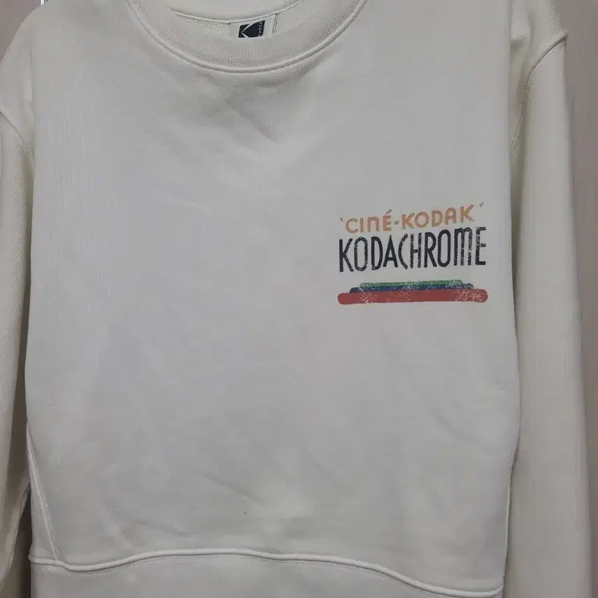 [BUNJANG] Kodak KineKodak Chrome Sweatshirt Ivory / 코닥 키네코닥 크롬 맨투맨 아이보리:상태는좋아요